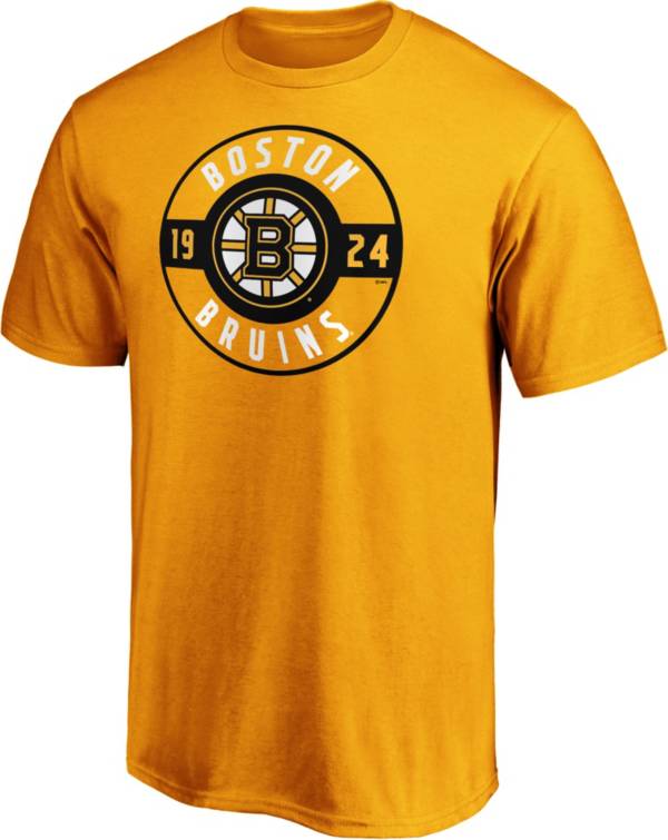NHL Men's Boston Bruins Yellow Circle T-Shirt product image
