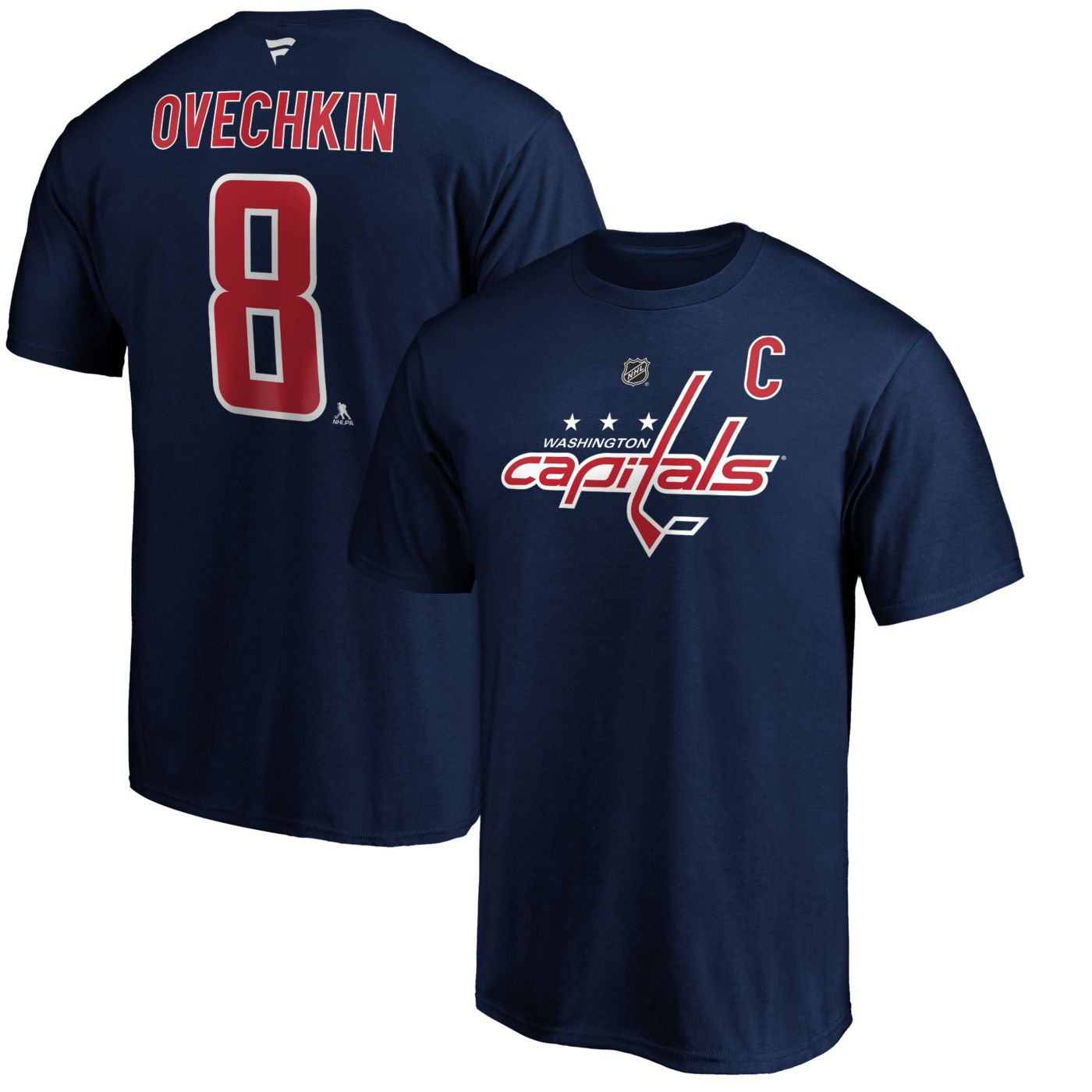 NHL Men s Washington Capitals Alexander Ovechkin 8 Navy Player T Shirt Dick s Sporting Goods