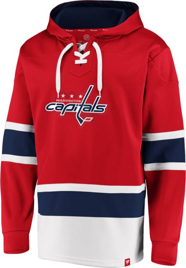NHL Men's Washington Capitals Power Play Red Pullover Hoodie