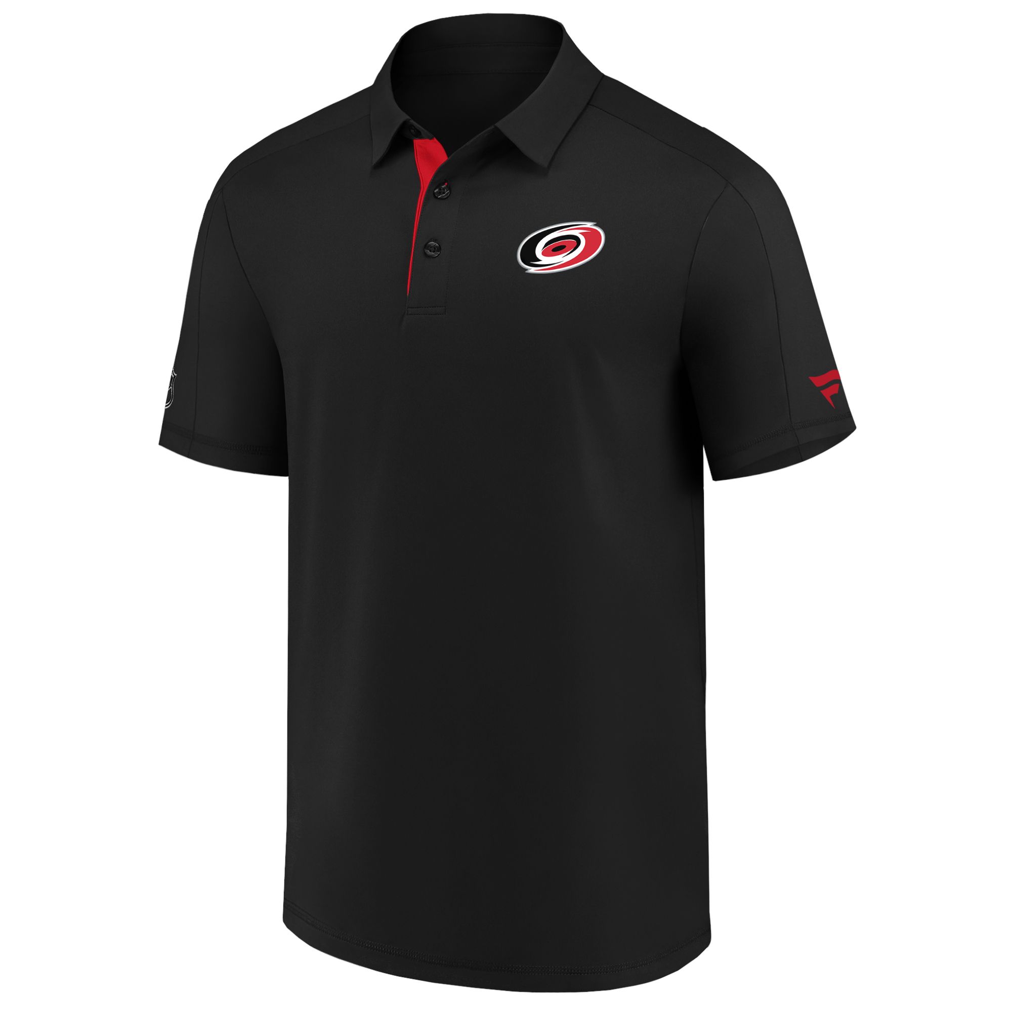 NHL Men's Carolina Hurricanes Travel Black Polo product image