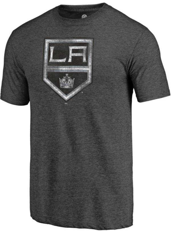 NHL Los Angeles Kings 2-Hit Tri-Blend Grey T-Shirt