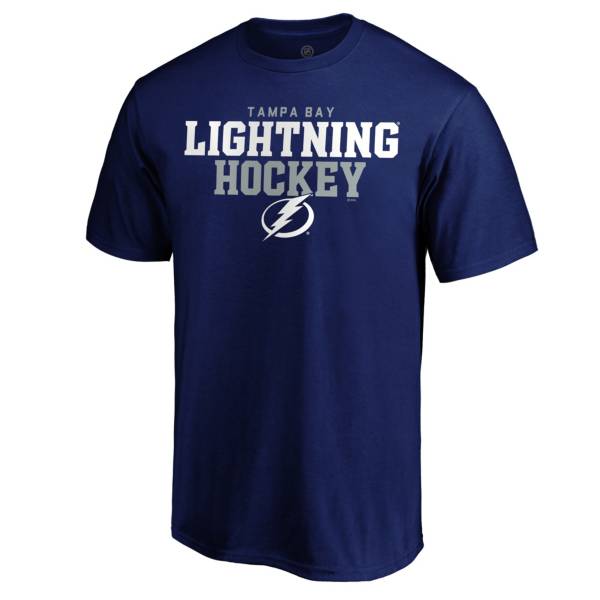 NHL Men's Tampa Bay Lightning Iconic Blue T-Shirt