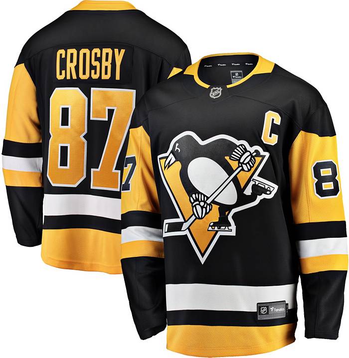 Sidney Crosby Hockey Jersey Hoodie Men’s Large Black Pittsburgh Penguins NHL