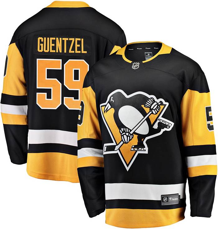 #59 Guentzel - Adidas NHL Embroidered Penguins Alternate Jersey with Strap