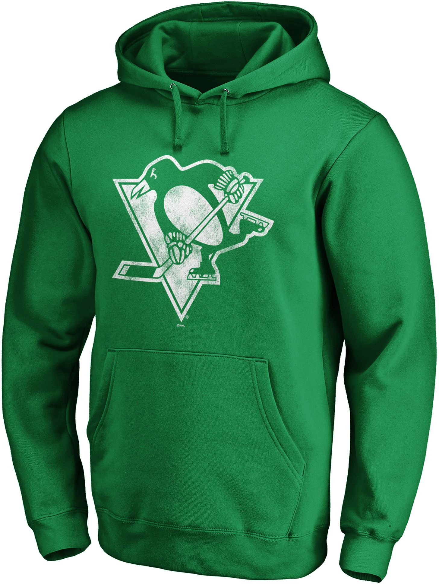 Fanatics Nhl Men's St. Patrick's Day Pittsburgh Penguins Logo Green ...