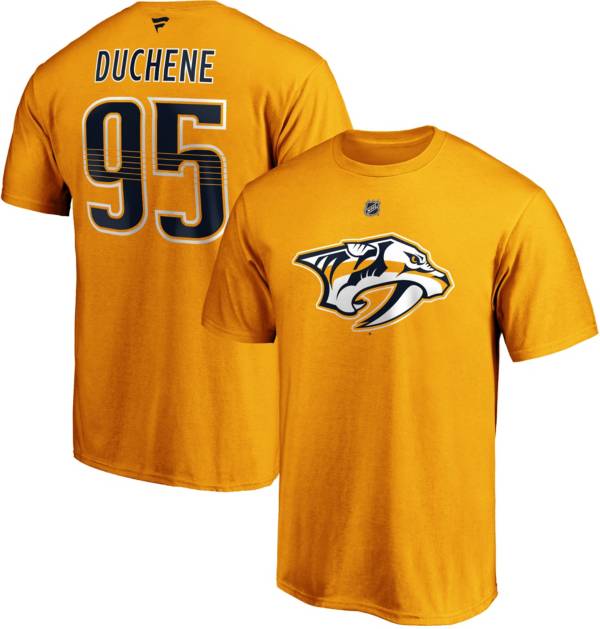 NHL 2022 Stanley Cup Playoffs Nashville Predators Slogan Yellow T-Shirt