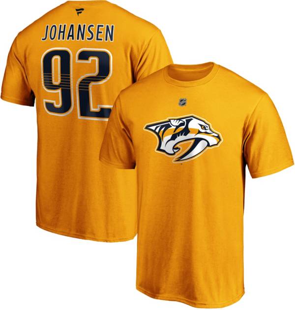 NHL Men's Nashville Predators Ryan Johansen #92 Gold Player T-Shirt product image