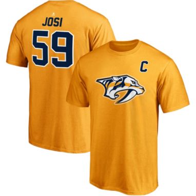 sorry, NHL Men's Nashville Predators Roman Josi #59 Gold Player T-Shirt is currently out of stock