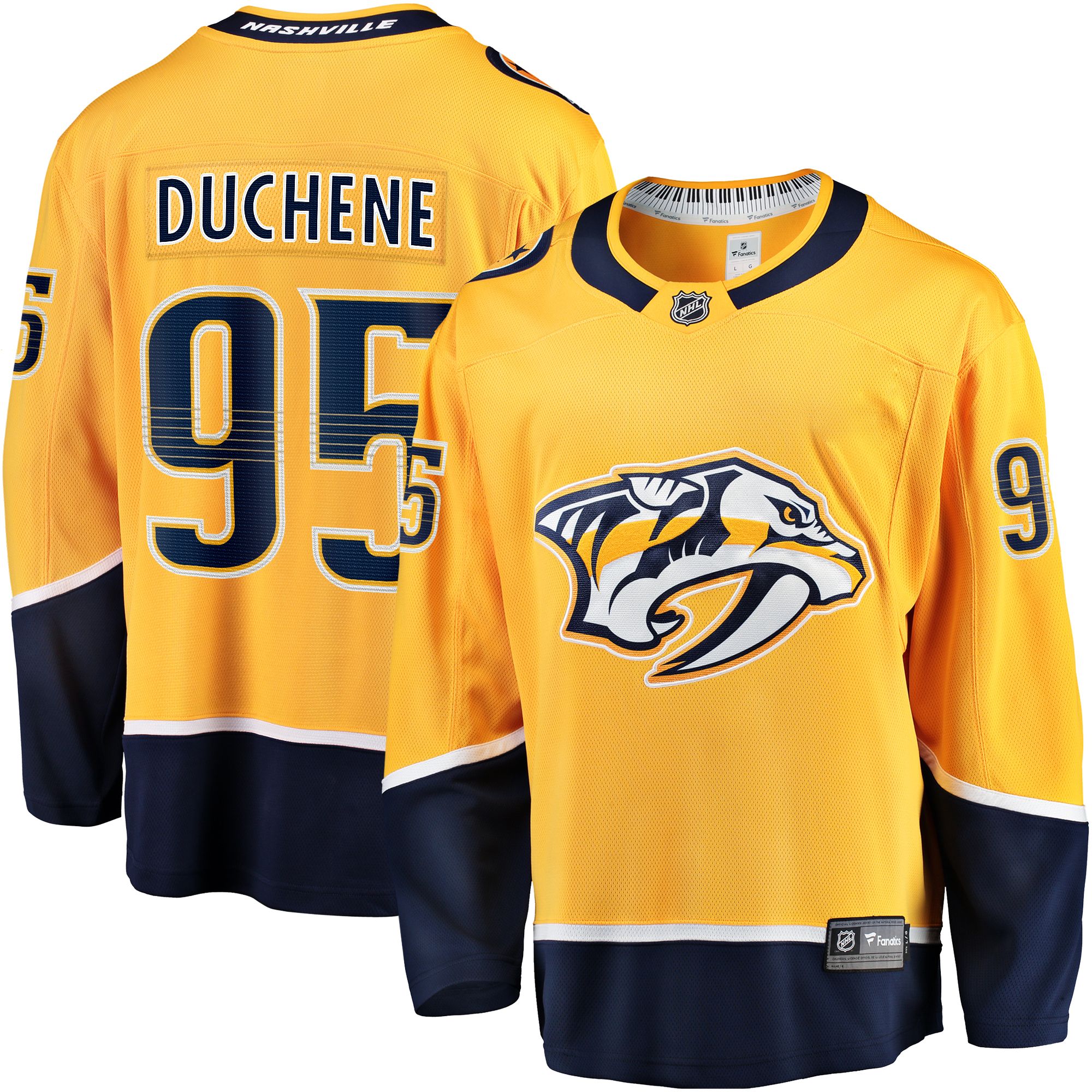 nashville predators yellow jersey