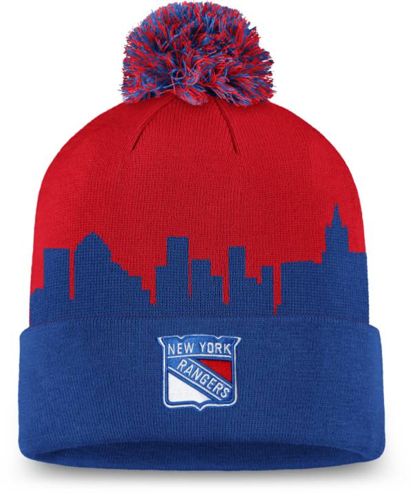 NHL Men's New York Rangers Hometown Royal Pom Knit Beanie product image