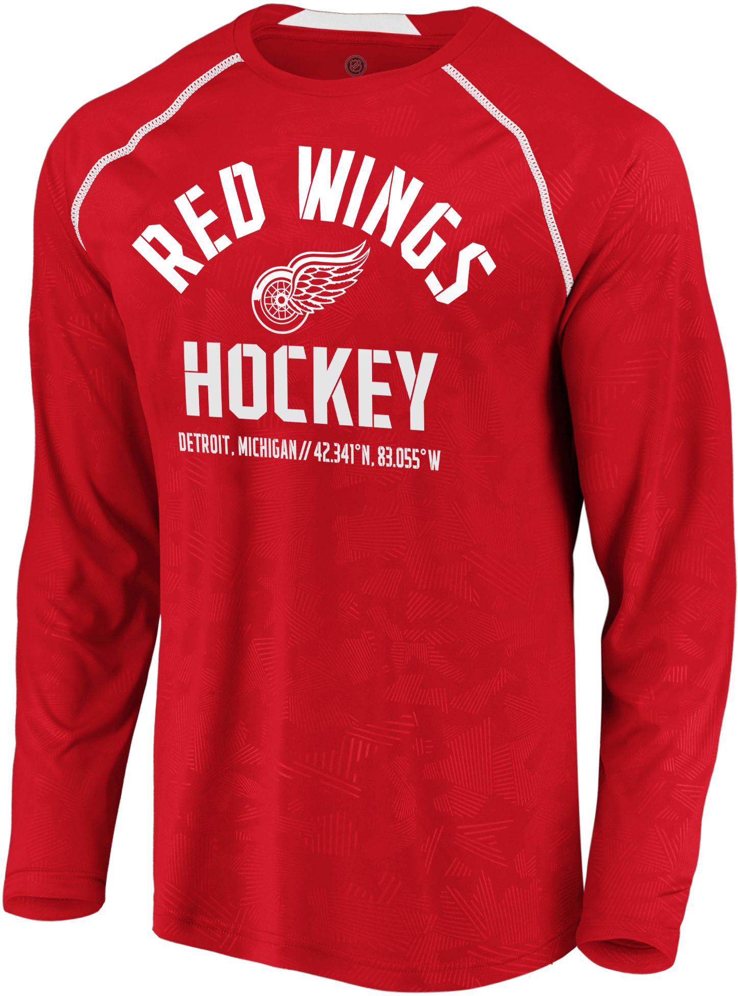 red wings long sleeve t shirt