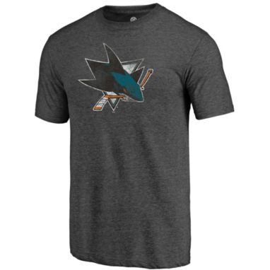 sorry, NHL Men's San Jose Sharks Grey Logo Tri-Blend T-Shirt is currently out of stock