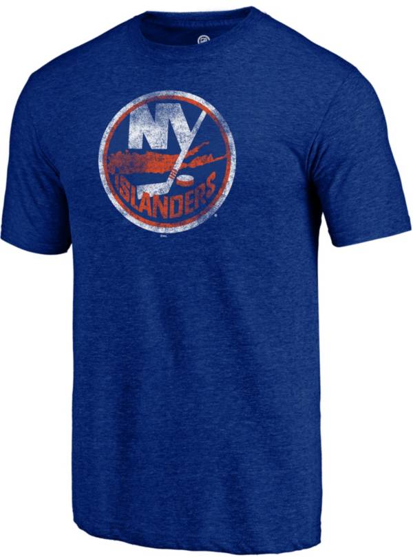 NHL Men's New York Islanders Logo Tri-Blend Royal T-Shirt product image