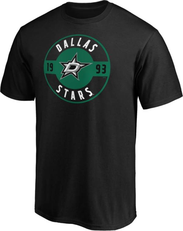 NHL Men's Dallas Stars Black Circle T-Shirt