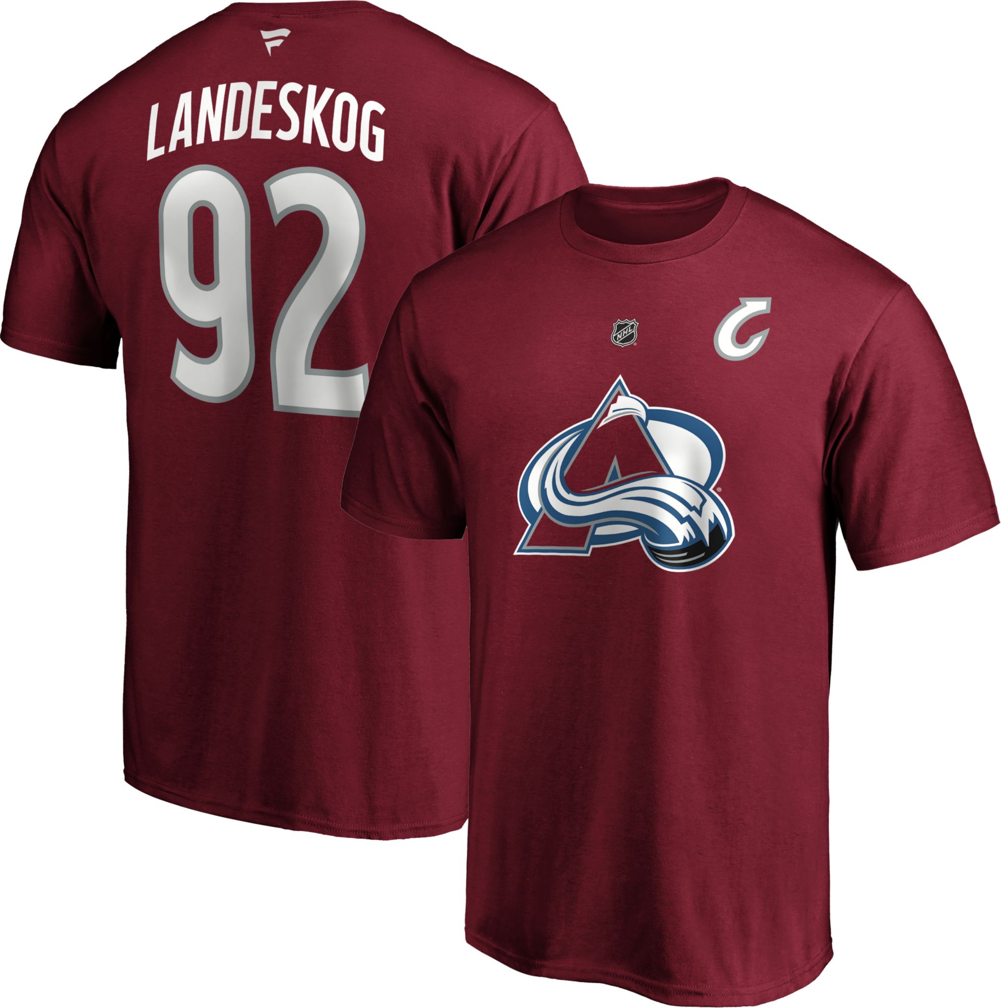 NHL Men's Colorado Avalanche Gabriel Landeskog #92 Red Player T-Shirt product image