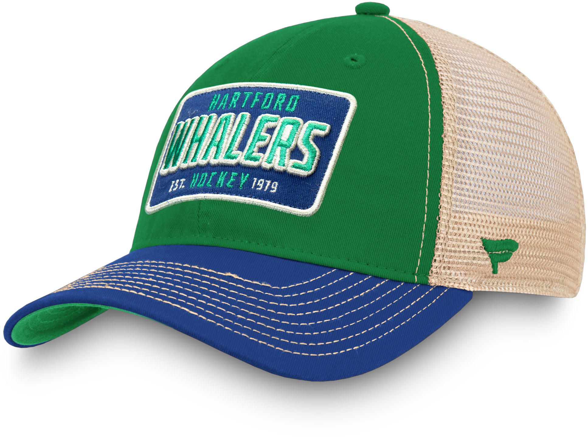 hartford whalers trucker hat