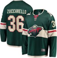 Outerstuff NHL Youth Minnesota Wild Mats Zuccarello #36 Premier Alternate Jersey, Boys', Small/Medium, Green