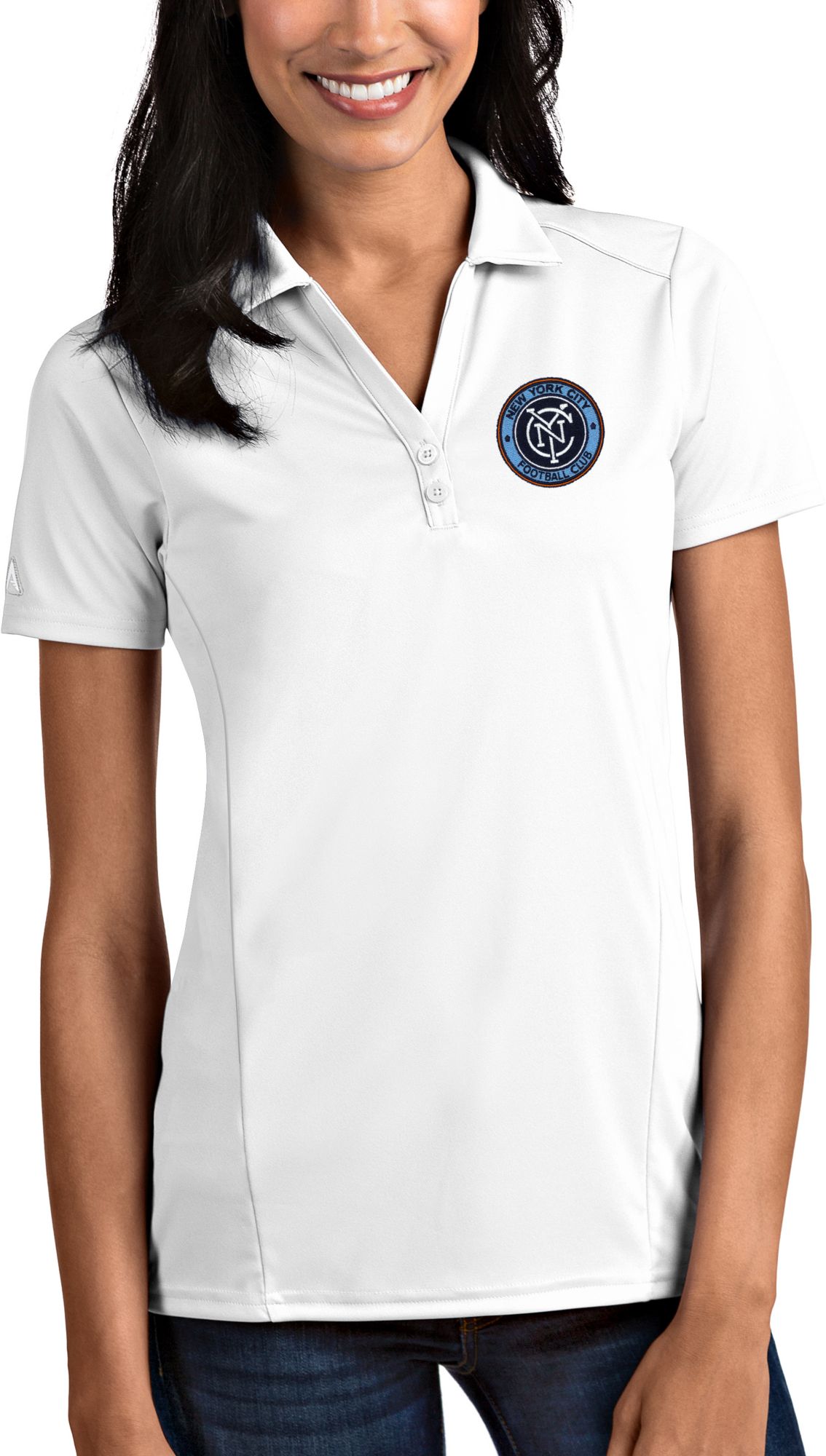 Antigua Women's New York City FC Tribute White Polo