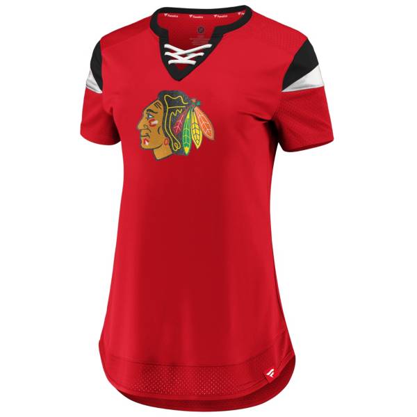 NHL Women's Chicago Blackhawks Athena Red T-Shirt