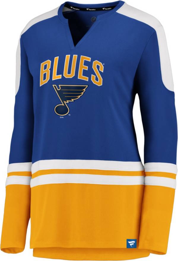 NHL Women's St. Louis Blues Slapshot Royal Long Sleeve T-Shirt product image
