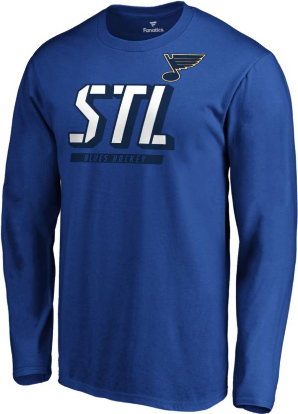 NHL Men&#39;s St. Louis Blues Tricode Logo Royal Long Sleeve Shirt | DICK&#39;S Sporting Goods