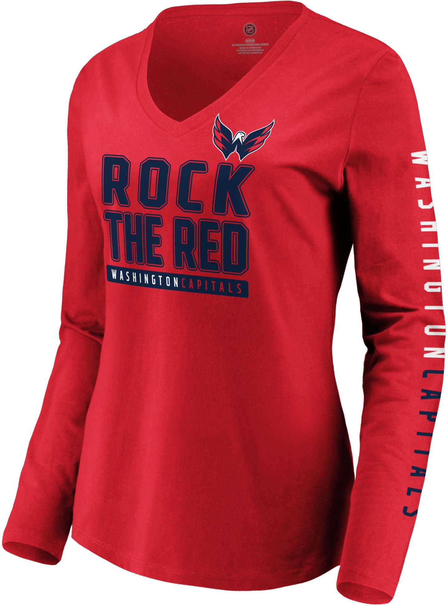 washington capitals long sleeve shirt