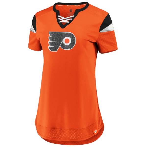 NHL Women's Philadelphia Flyers Athena Orange T-Shirt