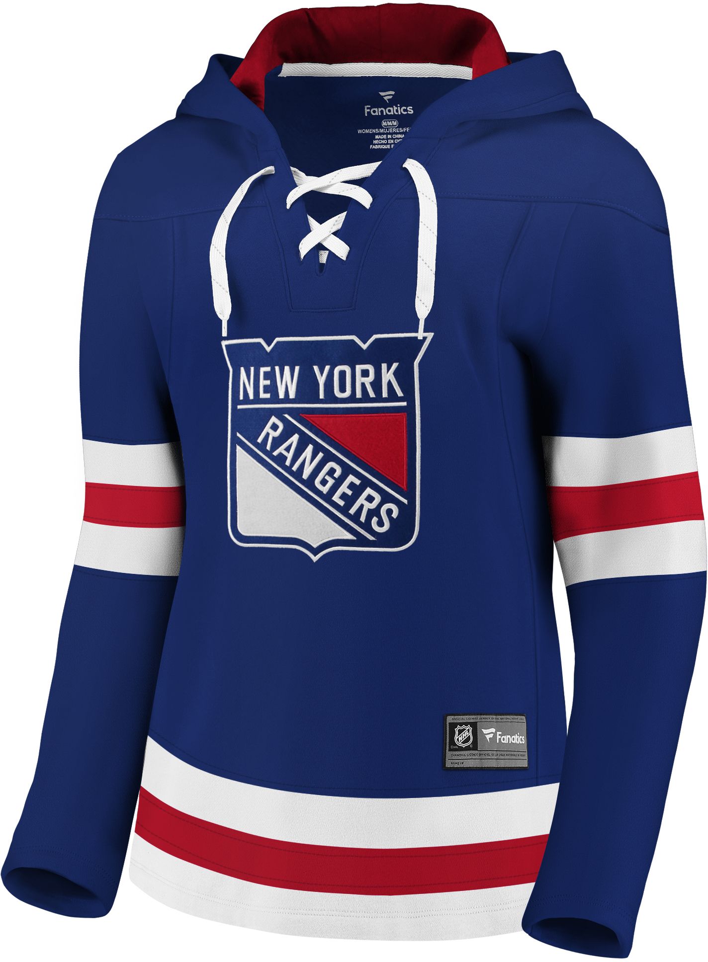 rangers lace up hoodie