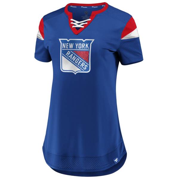 NHL Women's New York Rangers Athena Royal T-Shirt