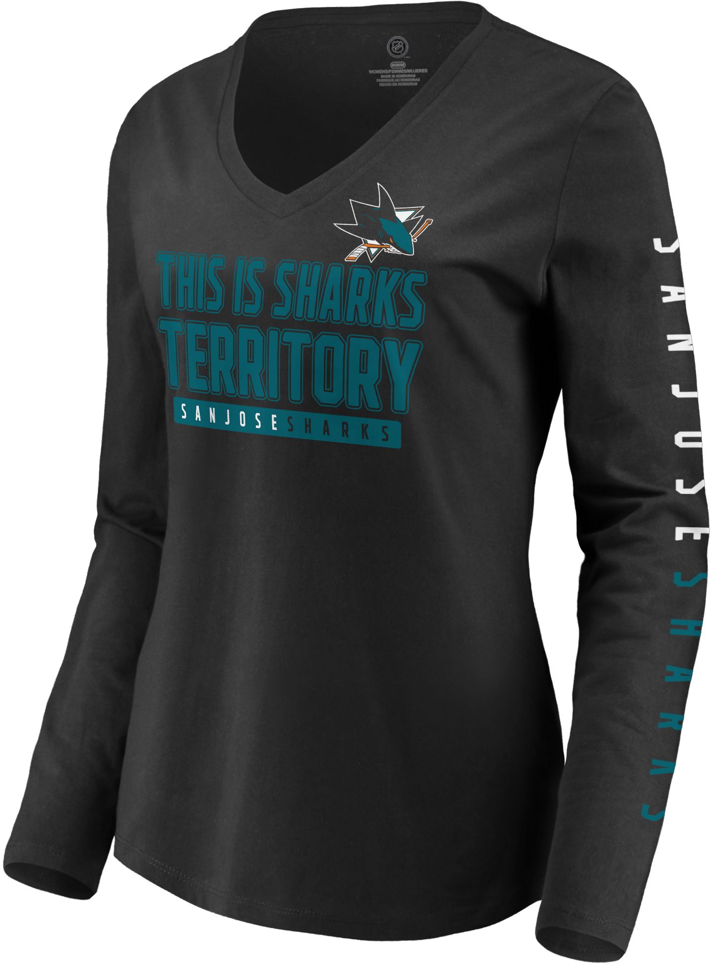 san jose sharks shirts women's