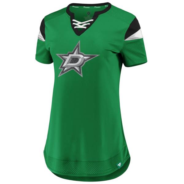 NHL Women's Dallas Stars Athena Green T-Shirt