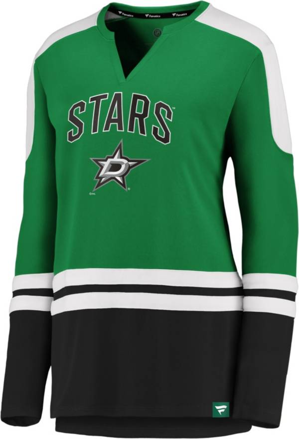 NHL Women's Dallas Stars Slapshot Green Long Sleeve T-Shirt product image