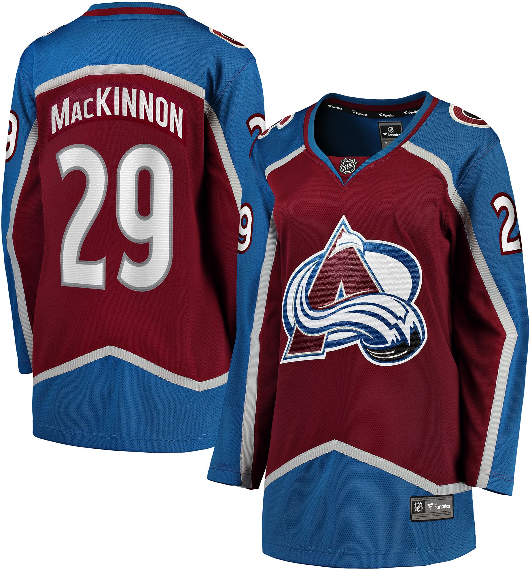 NHL Women's Colorado Avalanche Nathan MacKinnon #29 Breakaway Home Replica Jersey product image