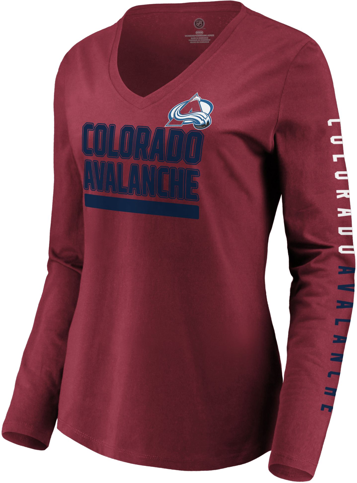 colorado avalanche women's shirts