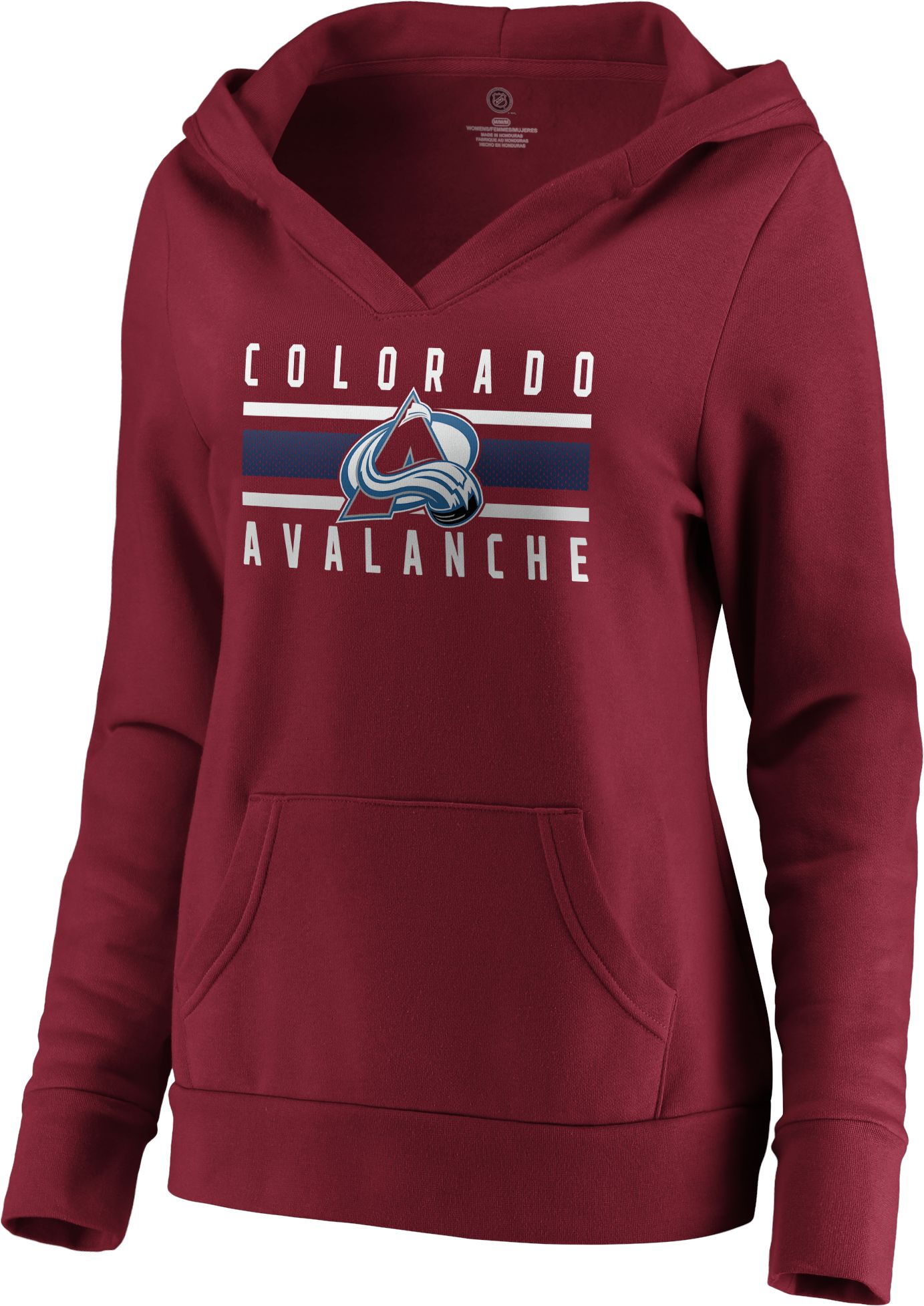 Stripe Maroon Pullover Hoodie 