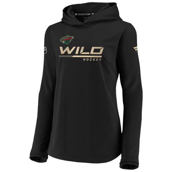 NHL Women's Minnesota Wild Travel Black Pullover Sweatshirt