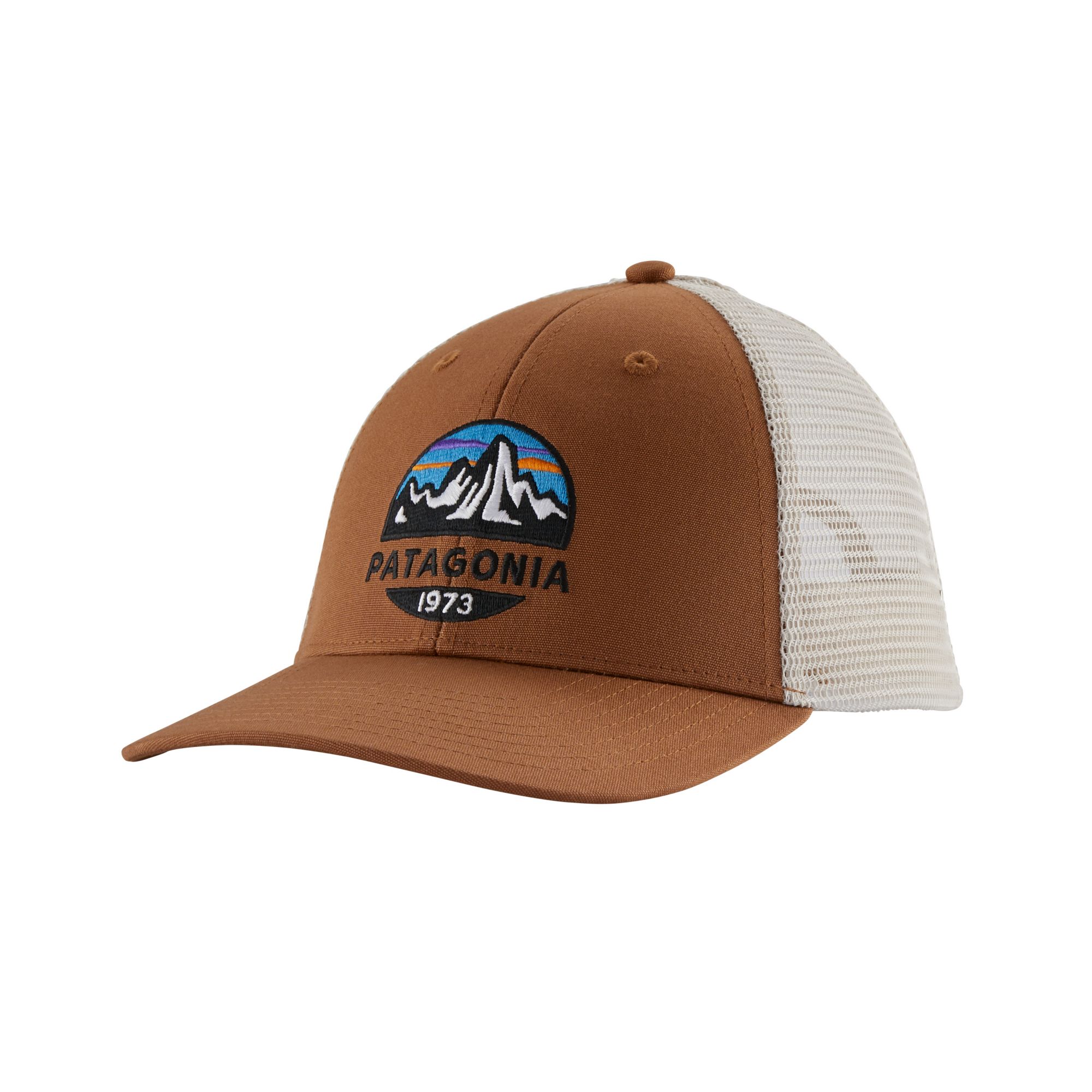 patagonia fitz roy scope lopro trucker hat white
