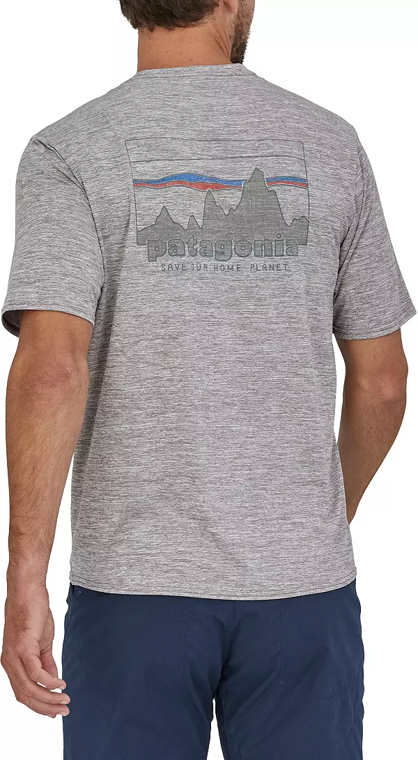 Patagonia Long-Sleeved Cap Cool Daily Graphic Shirt - Unity Fitz / Buckhorn Green X Dye - XL - Men