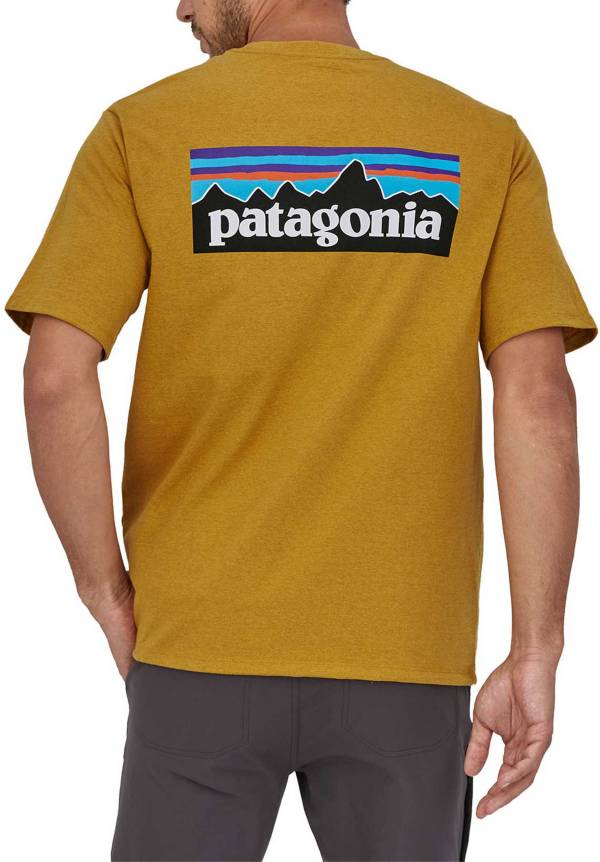 Patagonia Men's P-6 Logo Responsibili-Tee Short Sleeve T-Shirt | DICK'S ...