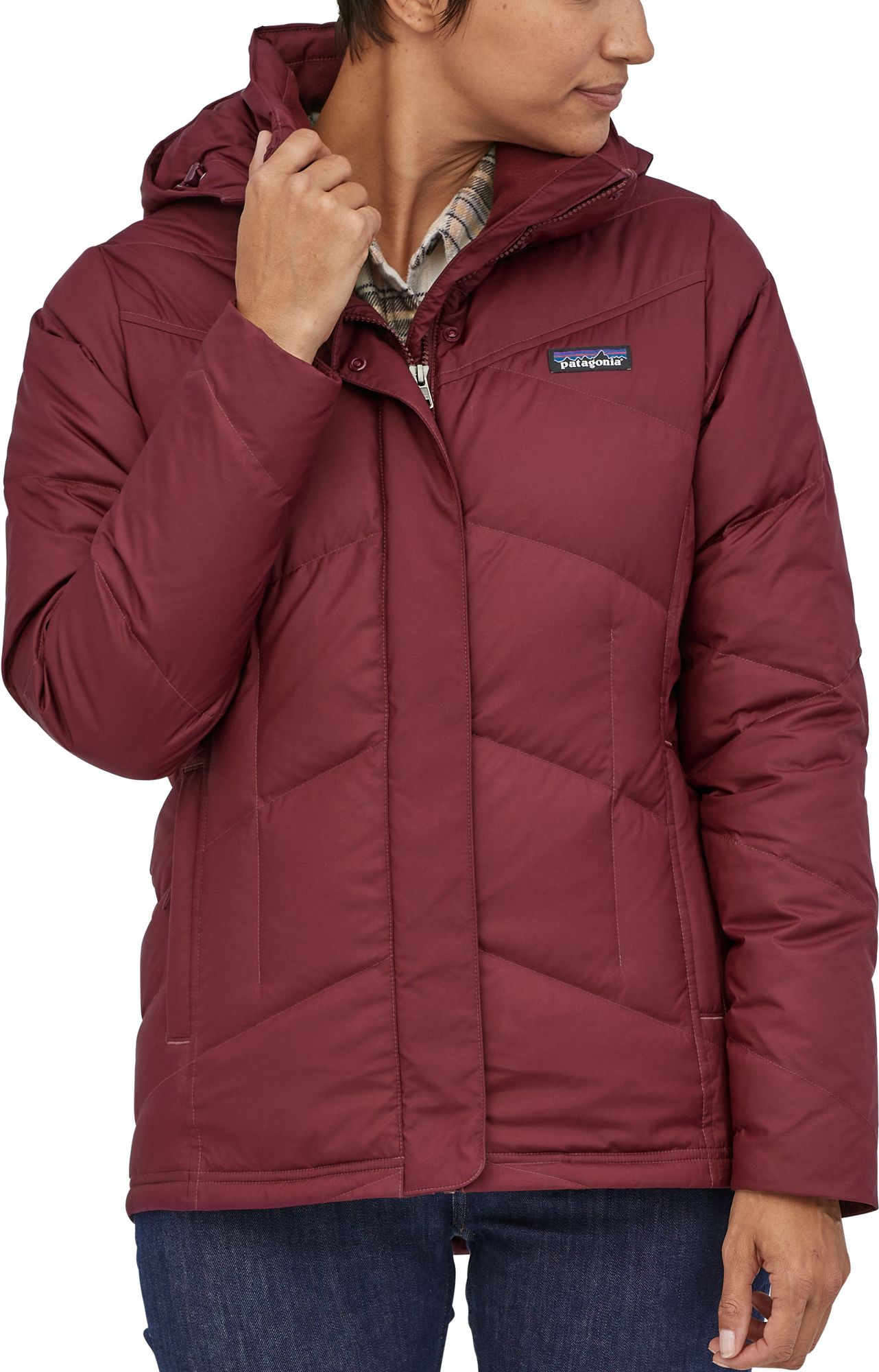 patagonia women's down with it parka black