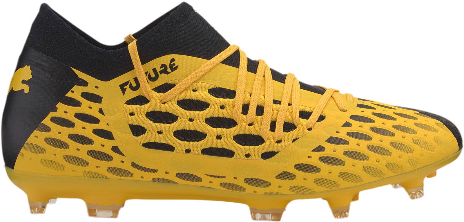 yellow puma soccer cleats