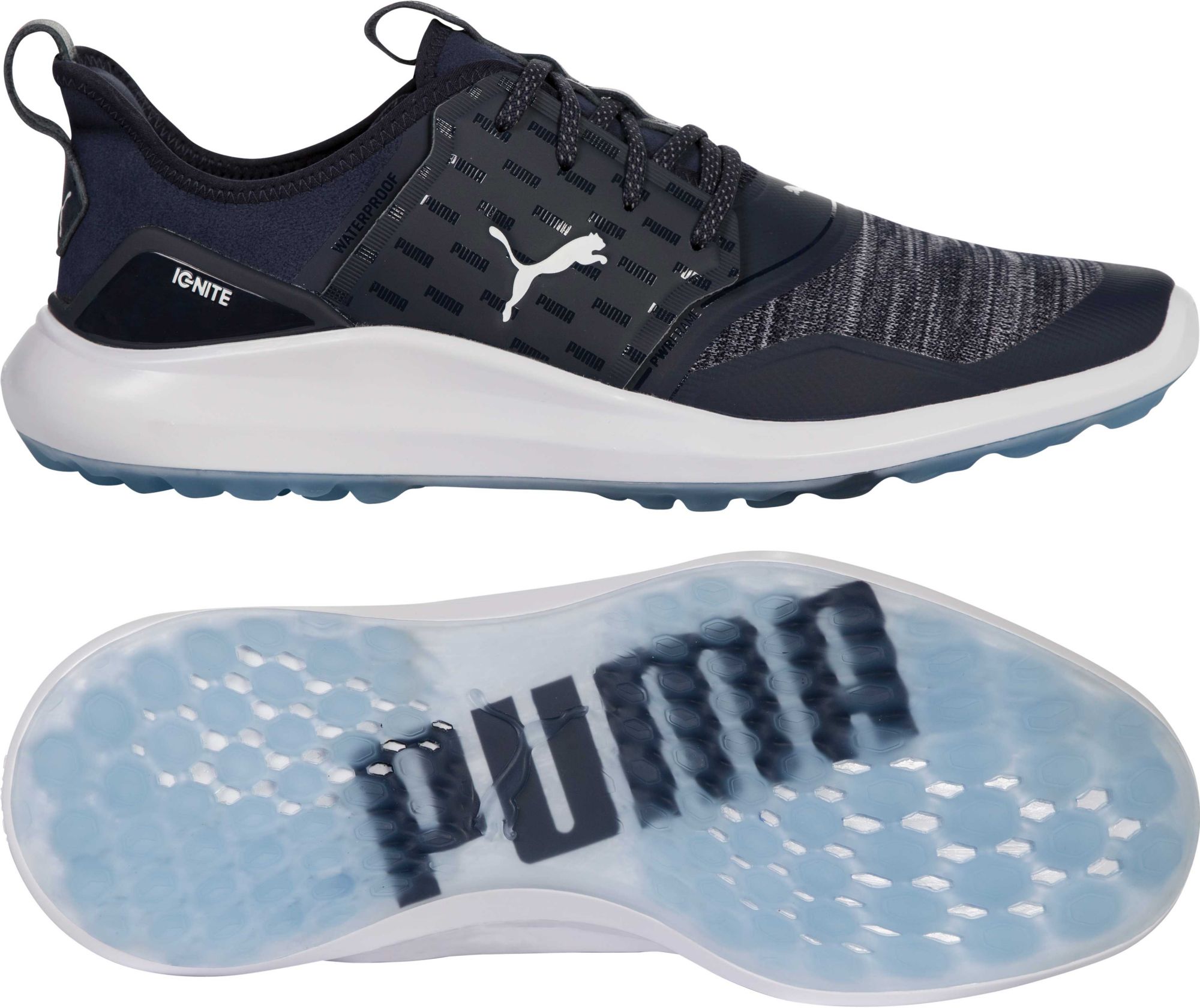 puma navy golf shoes