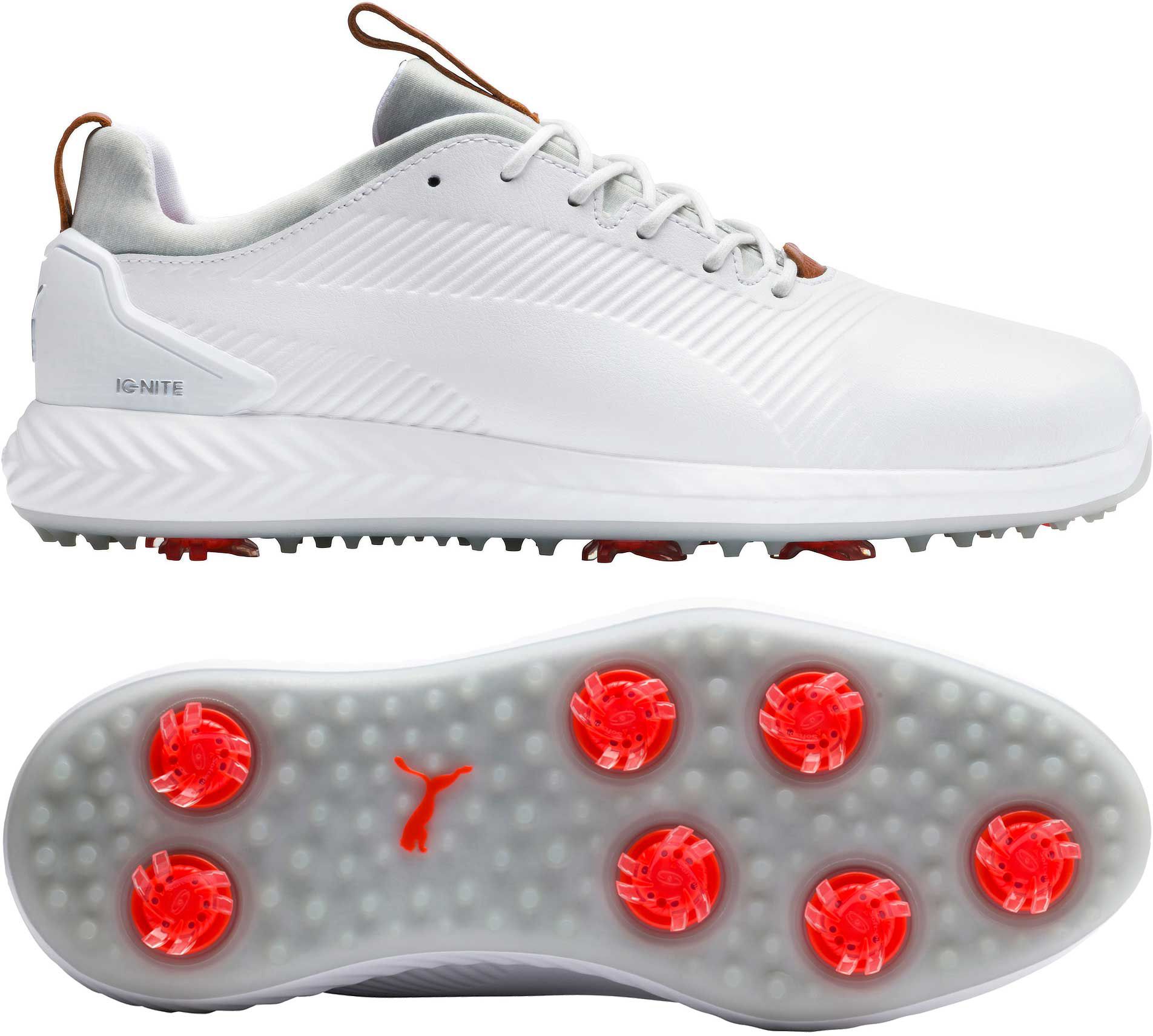 puma men's ignite pwradapt leather golf shoe