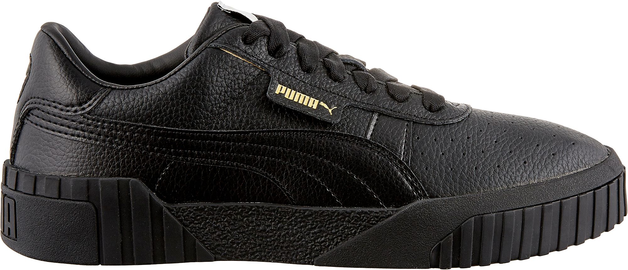 puma black on black shoes