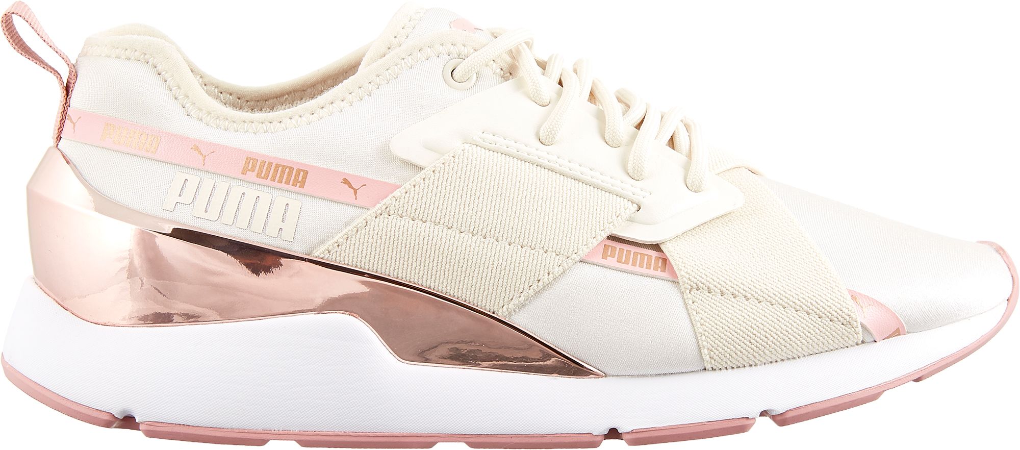 puma rose gold metallic shoes