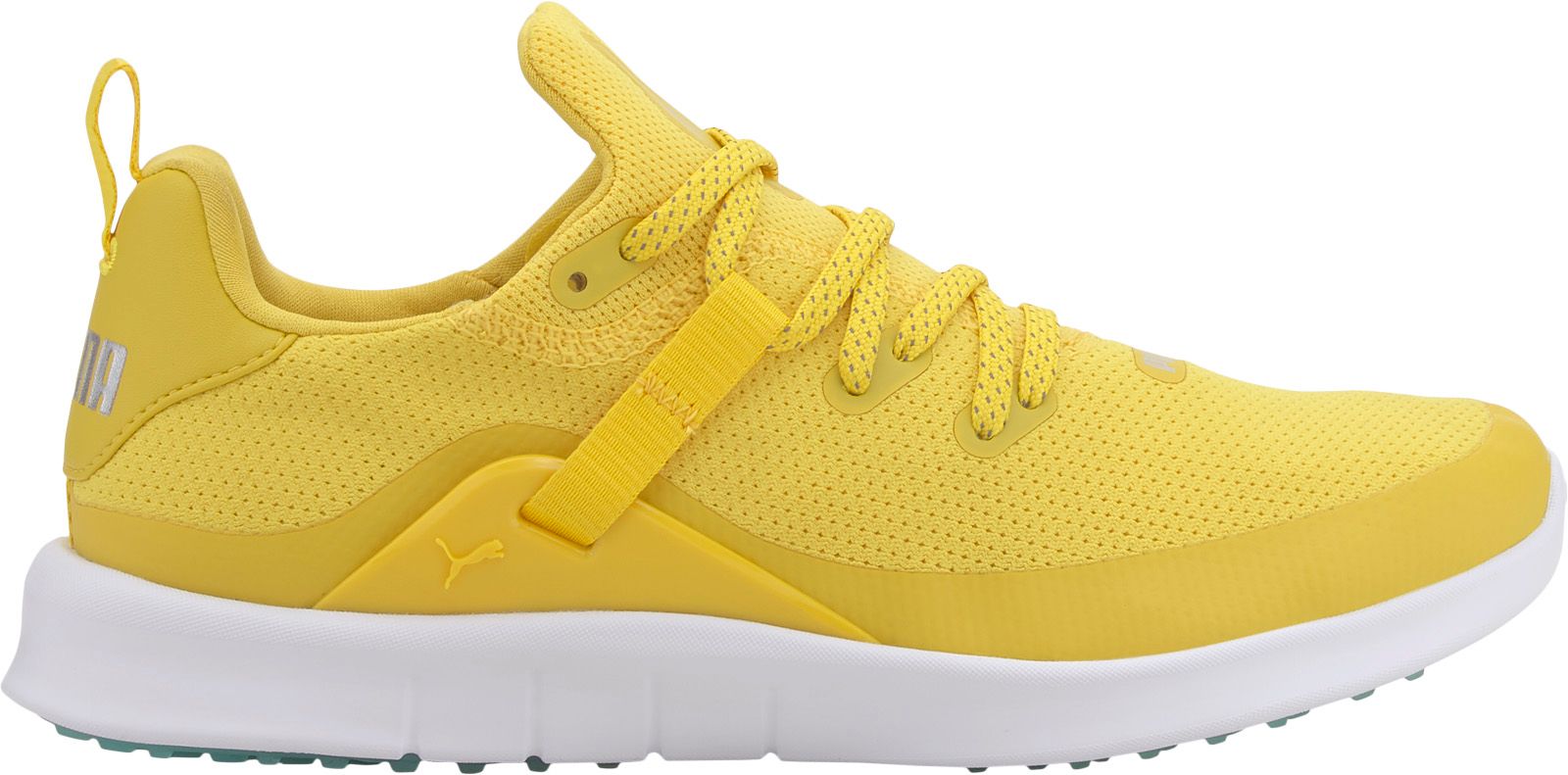 puma golf shoes pink and yellow
