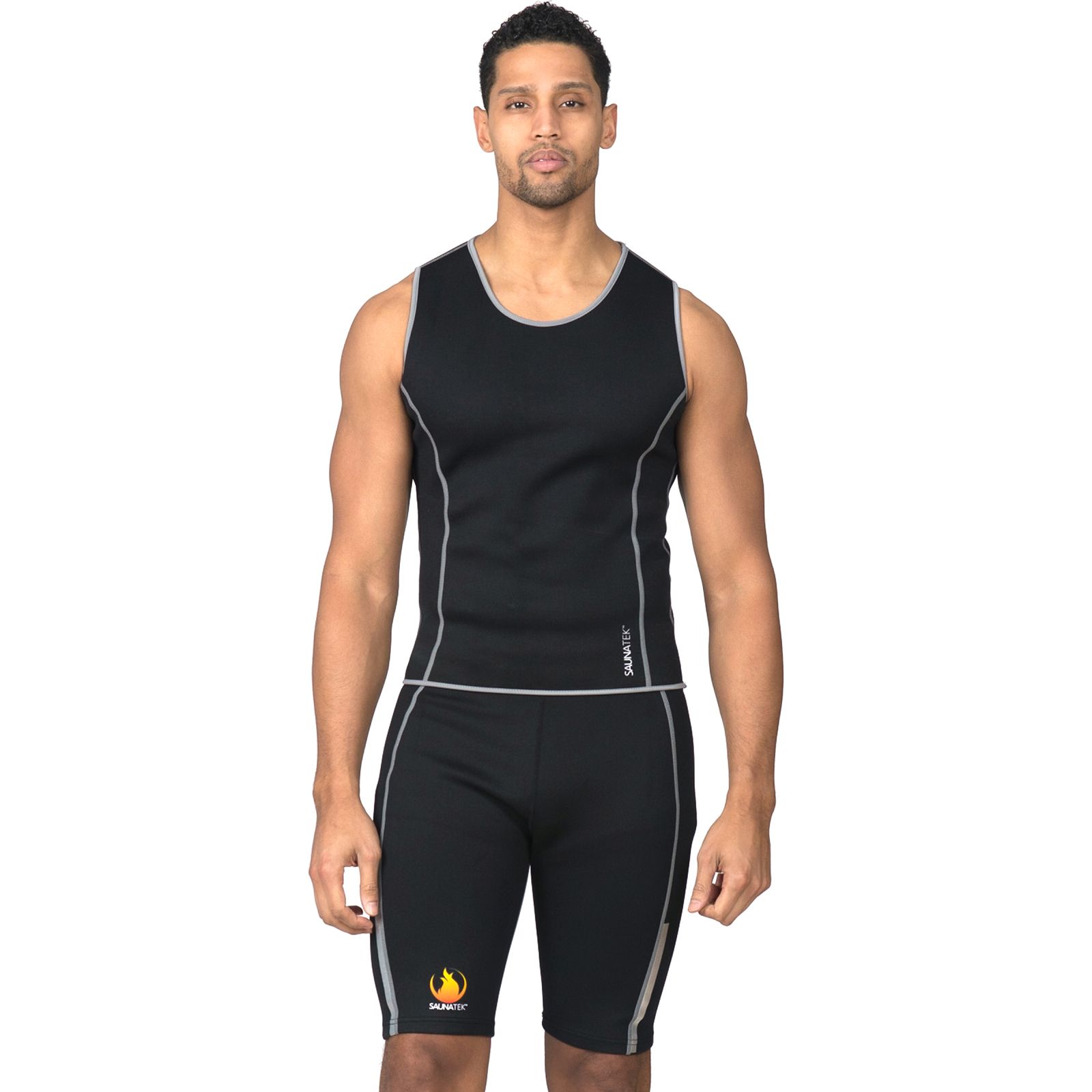 SaunaTek Men's Neoprene Slimming Vest