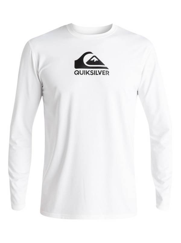 Quiksilver Men's Solid Streak Long Sleeve Rash Guard
