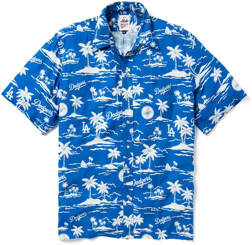 los angeles dodgers hawaiian shirt