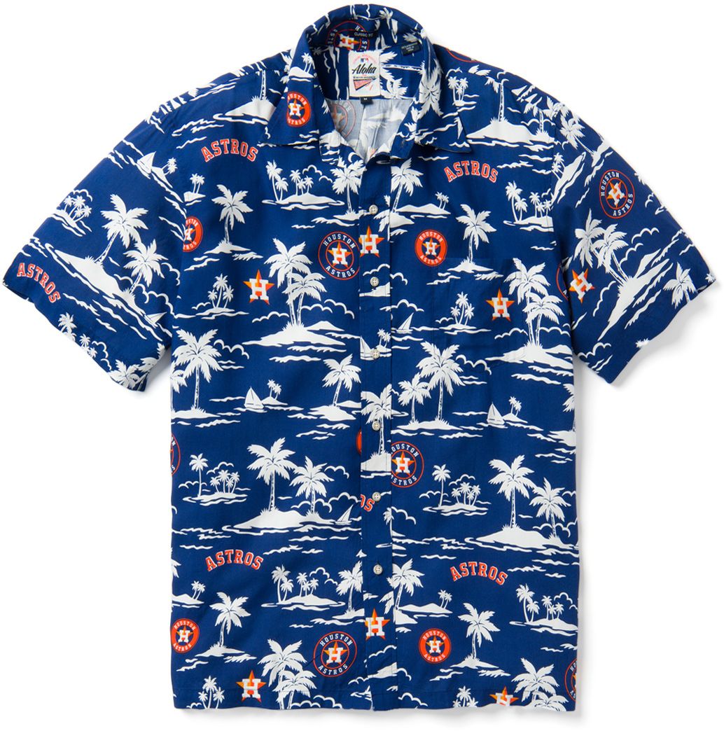 astros button down shirt